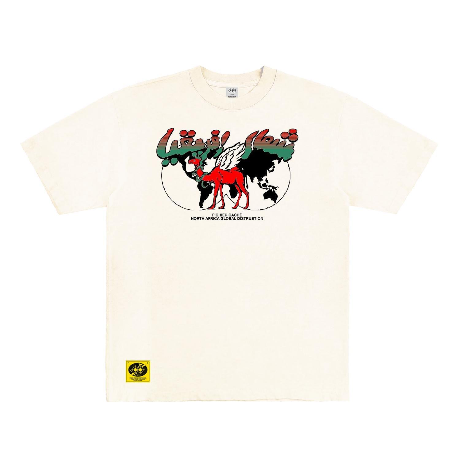 NORTH AFRICA™ Ivory Red Tee - YASALAM