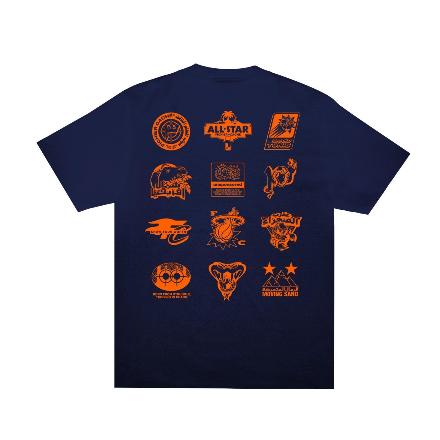 FC ALL STAR Navy Tee - YASALAM